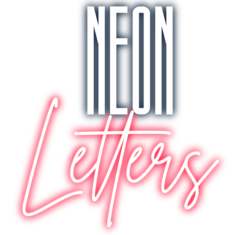 letters neon